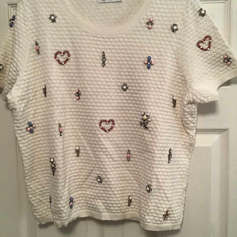 Super cute embellished sweater